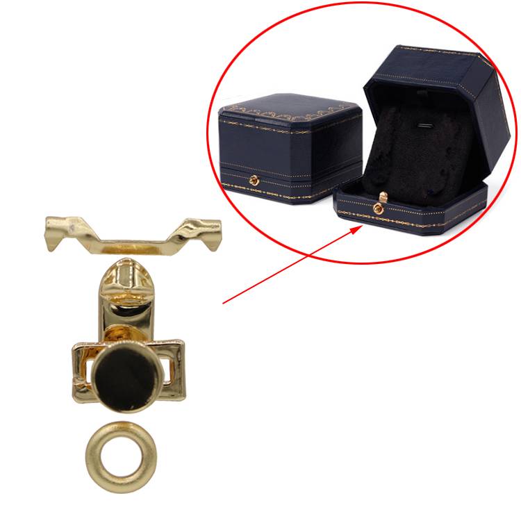 PA038 Metal Accessories Ring Box Press Lock