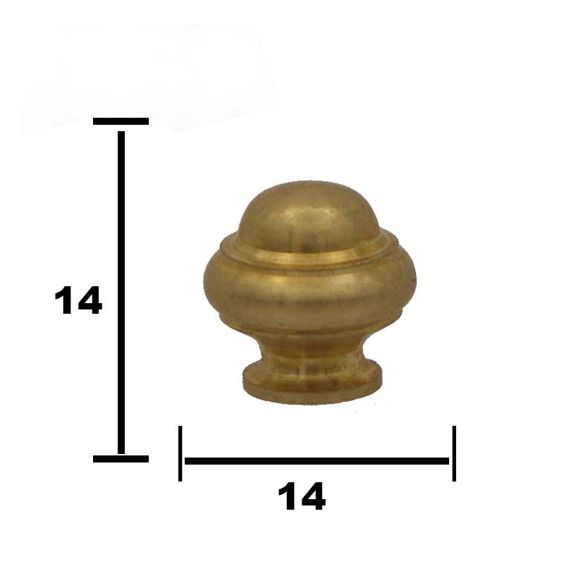 PC082 Solid Brass Metal Pull Knob