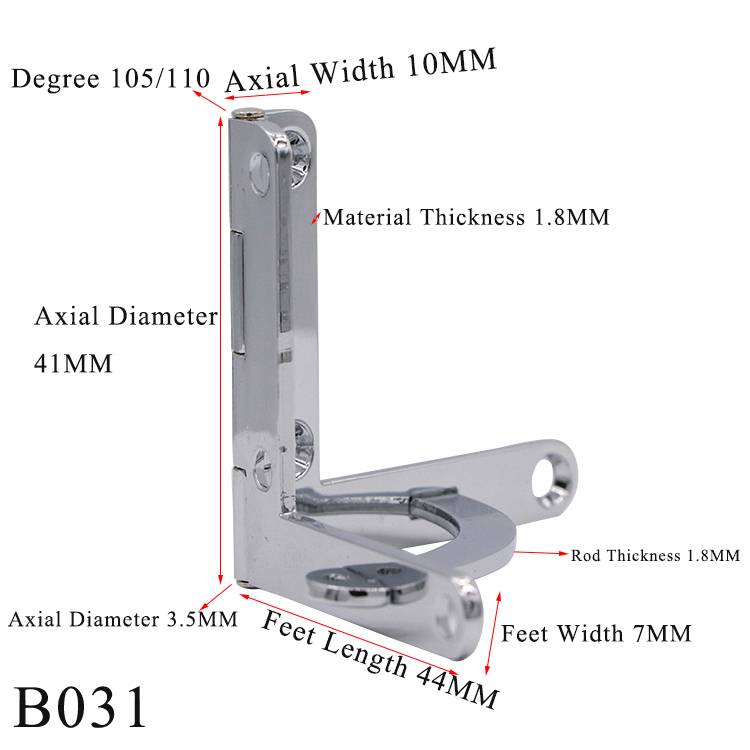 PB031 Heavy Duty Zinc Alloy Quadrant Hinge